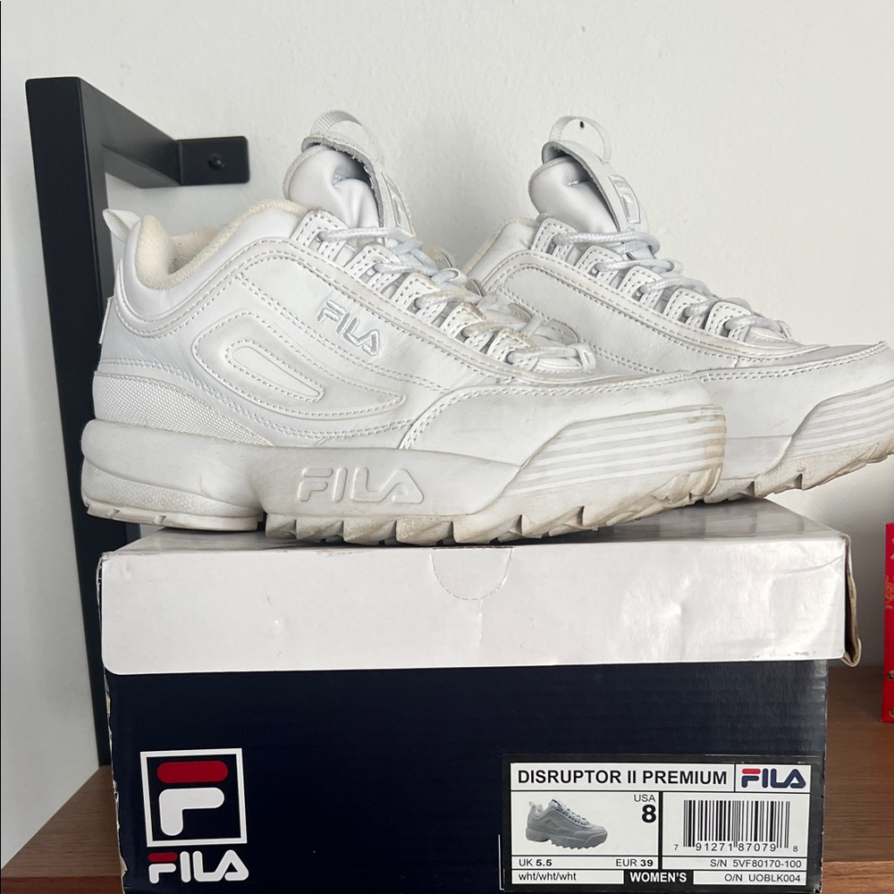 Fila Disruptor II Premium Cream Sneakers